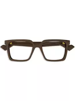 Очки в квадратной оправе Gucci Eyewear, коричневый