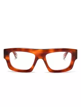 Очки в квадратной оправе Gucci Eyewear, коричневый