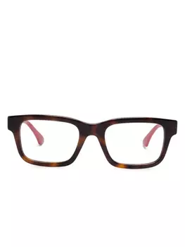 Очки в квадратной оправе Gucci Eyewear, коричневый
