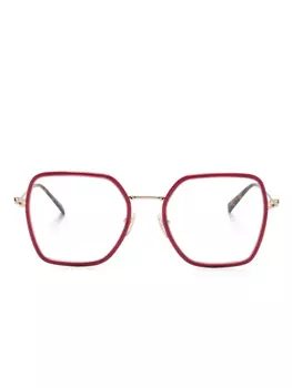Очки в квадратной оправе Gucci Eyewear, красный