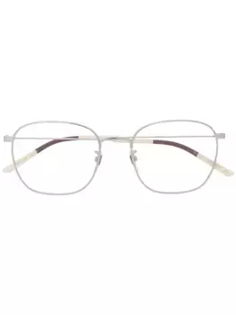 Очки в квадратной оправе Gucci Eyewear, металлик