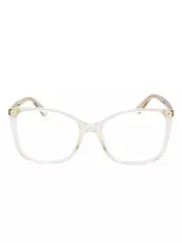 Очки в квадратной оправе Gucci Eyewear, желтый