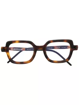 Очки в квадратной оправе Kuboraum, коричневый