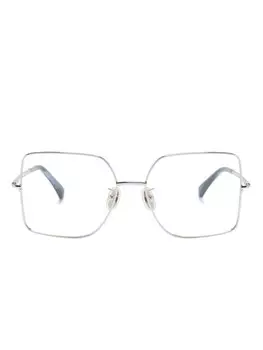 Очки в квадратной оправе Max Mara Eyewear, серебряный