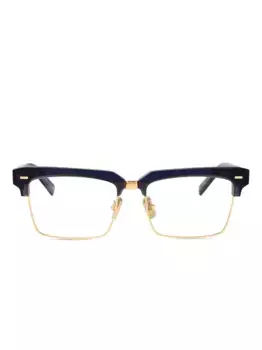 Очки в квадратной оправе Miu Miu Eyewear, синий