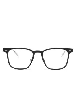 Очки в квадратной оправе Montblanc, черный
