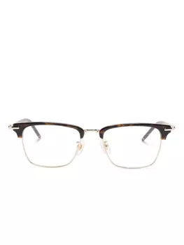 Очки в квадратной оправе Montblanc, коричневый