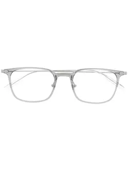 Очки в квадратной оправе Montblanc, серый