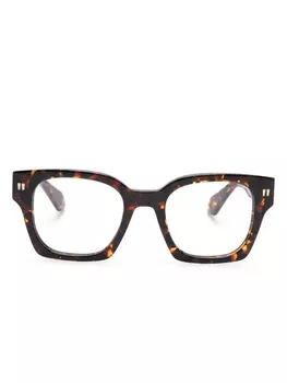 Очки в квадратной оправе Off-White Eyewear, коричневый