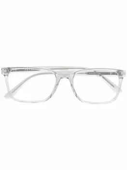 Очки в квадратной оправе Prada Eyewear, нейтральный
