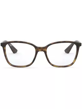 Очки в квадратной оправе Ray-Ban, коричневый
