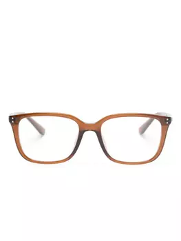 Очки в квадратной оправе Ray-Ban, коричневый