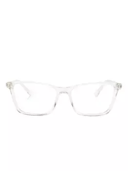 Очки в квадратной оправе с кристаллами Swarovski, белый