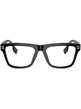 Очки в квадратной оправе с логотипом Burberry Eyewear, черный