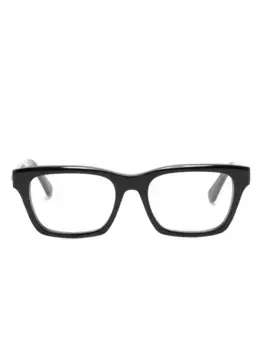 Очки в квадратной оправе с логотипом Chlo Eyewear, черный