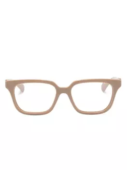 Очки в квадратной оправе с логотипом GG Gucci Eyewear, нейтральный