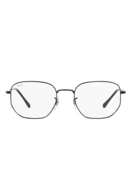 Очки в квадратной оправе с логотипом Ray-Ban, черный