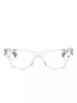 Очки в квадратной оправе Saint Laurent Eyewear, серый