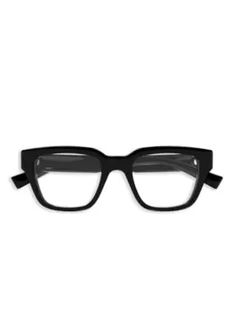Очки в квадратной оправе Saint Laurent Eyewear, черный