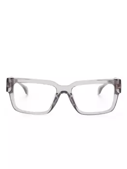 Очки в квадратной оправе Versace Eyewear, серый