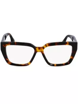 Очки в квадратной оправе Victoria Beckham Eyewear, коричневый