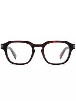 Очки в квадратной оправе Zegna, красный