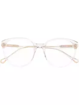 Очки в массивной оправе Chlo Eyewear, нейтральный