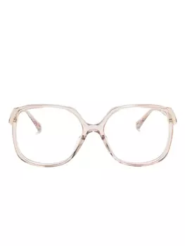 Очки в массивной оправе Chlo Eyewear, золотой