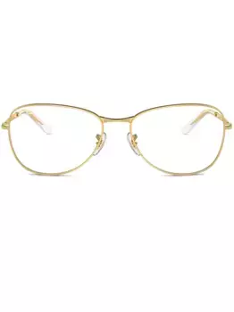 Очки в металлической оправе Ray-Ban, золотой