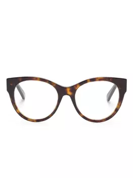 Очки в оправе бабочка Bvlgari, коричневый