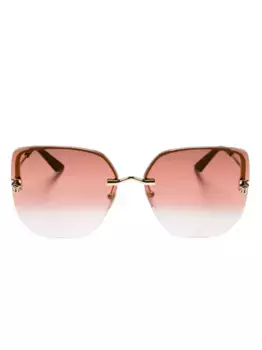 Очки в оправе 'бабочка' Cartier Eyewear, розовый