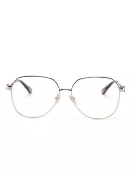 Очки в оправе бабочка Chlo Eyewear, золотой