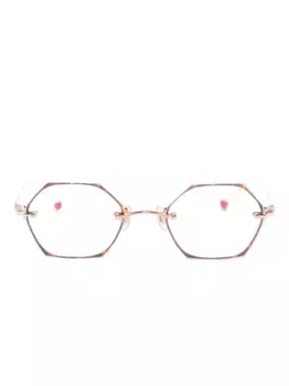 Очки в оправе черепаховой расцветки Megane and Me, золотой