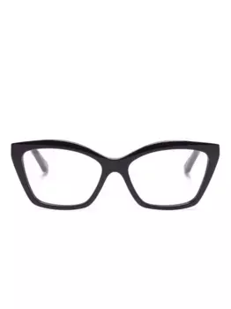 Очки в оправе 'кошачий глаз' Balenciaga Eyewear, фиолетовый