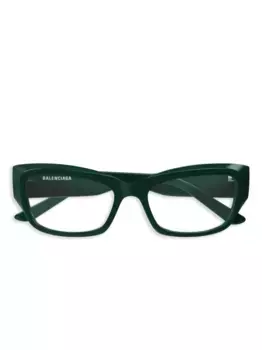 Очки в оправе 'кошачий глаз' Balenciaga Eyewear, зеленый