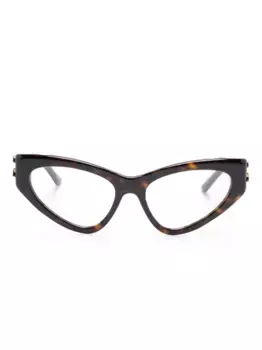 Очки в оправе 'кошачий глаз' Balenciaga Eyewear, коричневый