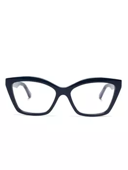 Очки в оправе 'кошачий глаз' Balenciaga Eyewear, синий