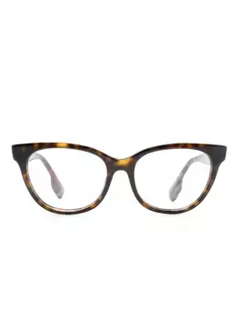 Очки в оправе 'кошачий глаз' Burberry Eyewear, зеленый