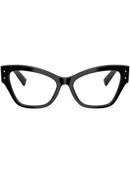 Очки в оправе 'кошачий глаз' Dolce & Gabbana Eyewear, черный
