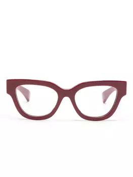 Очки в оправе «кошачий глаз» Gucci Eyewear, красный