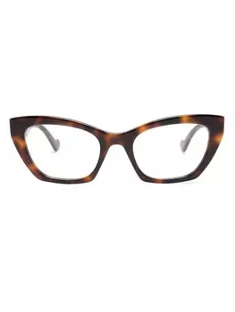 Очки в оправе 'кошачий глаз' Gucci Eyewear, коричневый