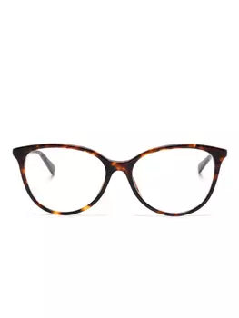 Очки в оправе 'кошачий глаз' Gucci Eyewear, коричневый