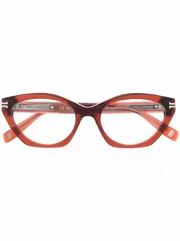 Очки в оправе 'кошачий глаз' Marc Jacobs Eyewear, коричневый