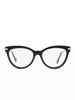 Очки в оправе 'кошачий глаз' Moncler Eyewear, черный