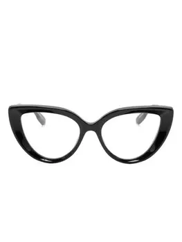 Очки в оправе 'кошачий глаз' с логотипом Gucci Eyewear, черный
