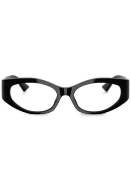 Очки в оправе 'кошачий глаз' Versace Eyewear, черный