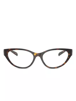 Очки в оправе 'кошачий глаз' Versace Eyewear, коричневый