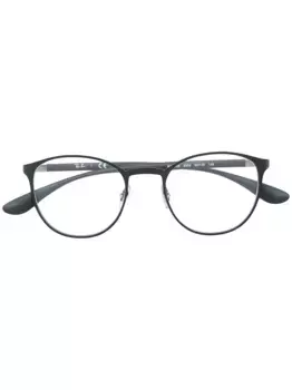 Очки в оправе округлой формы Ray-Ban, черный