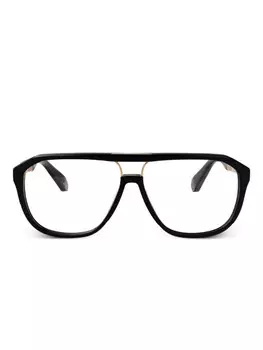 Очки в оправе пилота Philipp Plein, черный