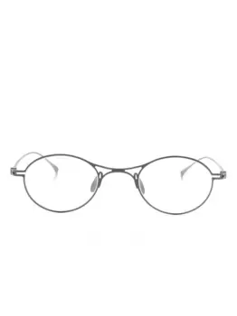 Очки в овальной оправе GIORGIO ARMANI, серебяный